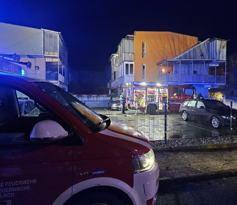 Gefährlicher Kellerbrand in Villach, 23 Personen evakuiert (Bild 2)